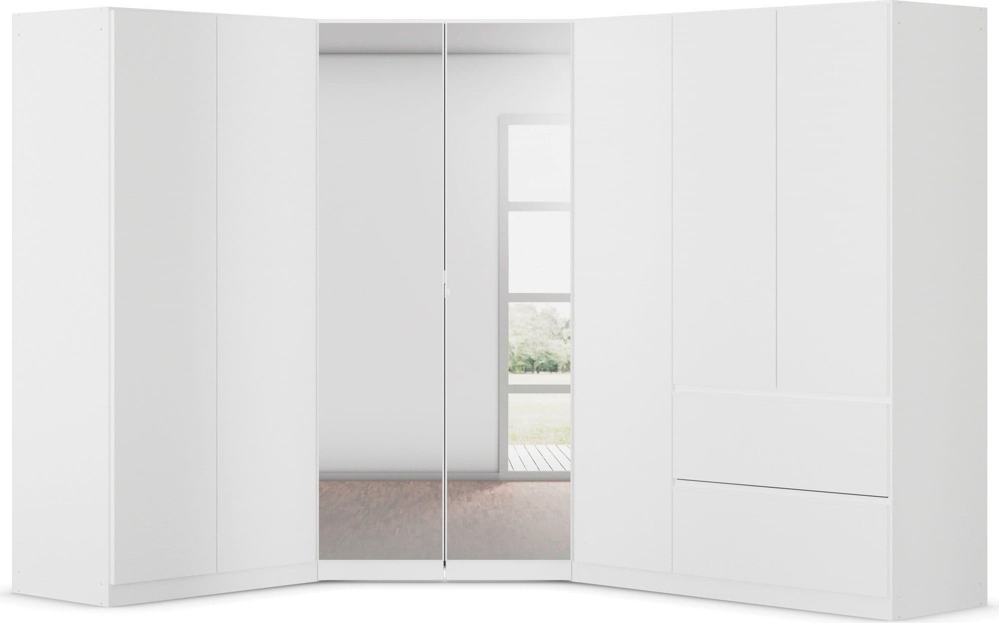 rauch COSTA Eckschrank | Weiß