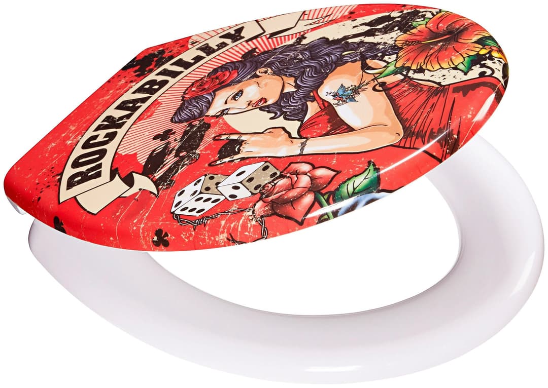 ADOB WC-Sitz Rockabilly | Mehrfarbig