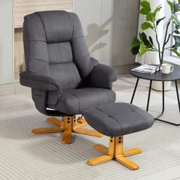 Duo Collection TV-Sessel Bordeaux | Grau
