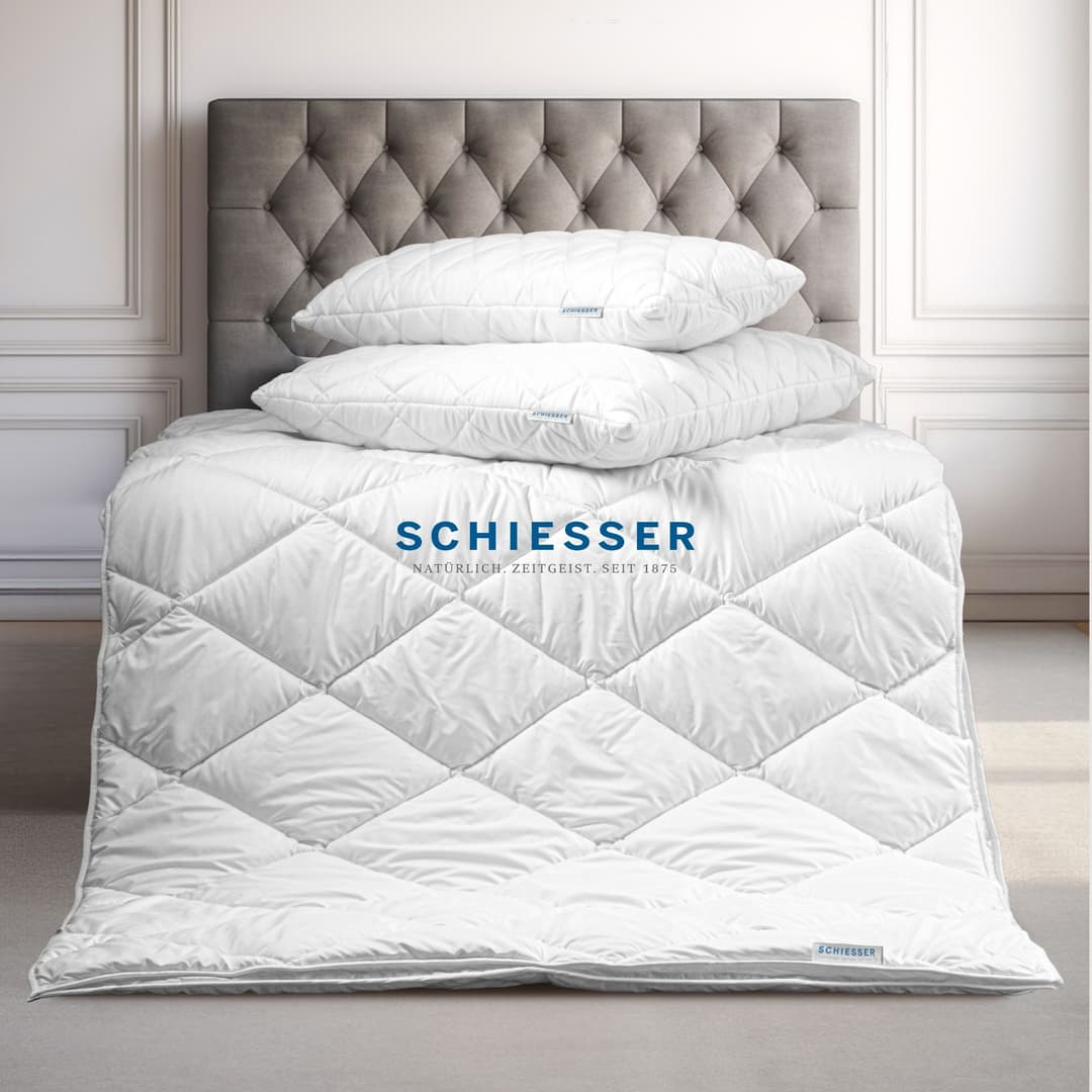 Schiesser Microfaserbettdecke Hygge | Weiß