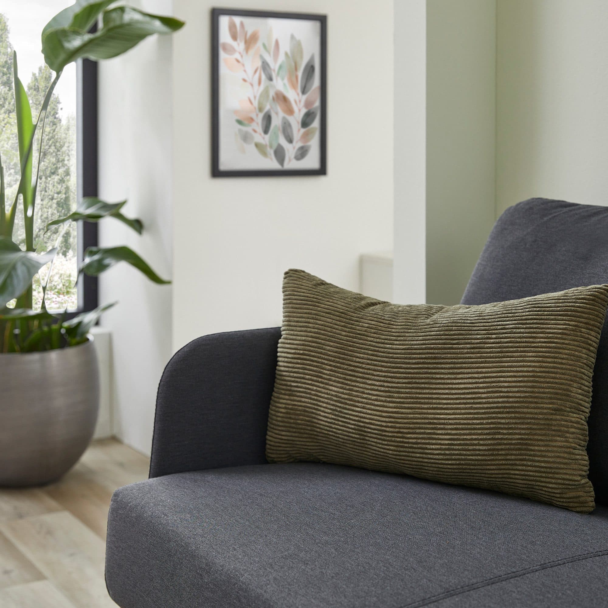Andiamo Dekokissen Cord Kissen Emy | Grün