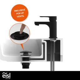 Eisl Claudio Waschtischarmatur | Schwarz