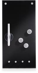 Zeller Present Magnettafel Glas | Schwarz