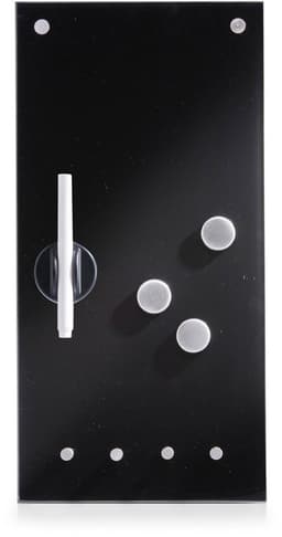 Zeller Present Magnettafel Glas | Schwarz
