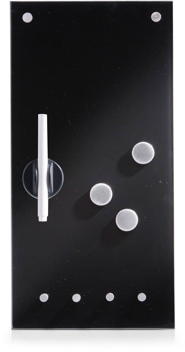 Zeller Present Magnettafel Glas | Schwarz
