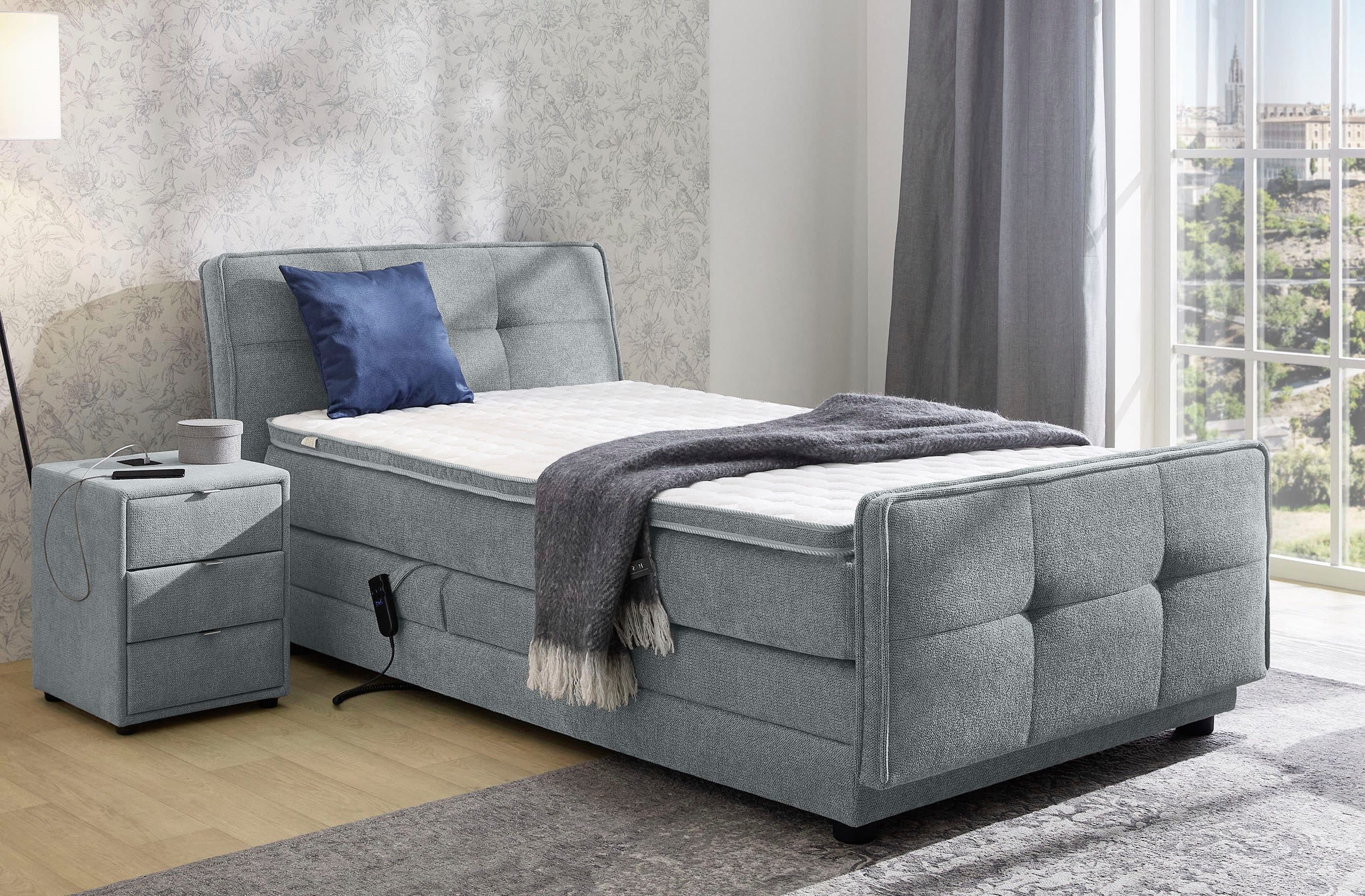 Jockenhöfer Gruppe Boxspringbett Paloma | Grau