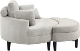 ATLANTIC home collection Loveseat Ravi Sessel | Grau