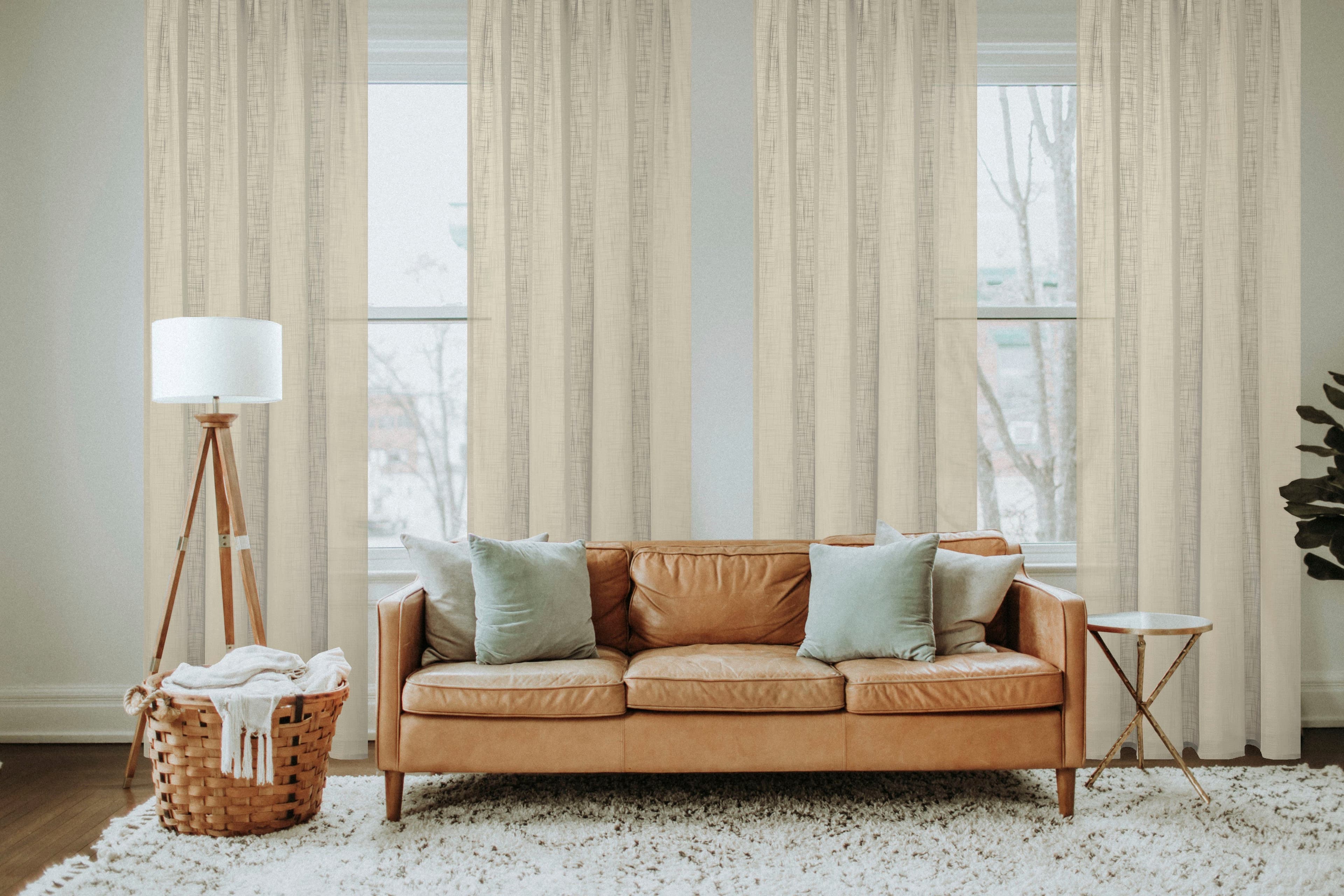 Home Basics Vorhang SOFTY | Beige