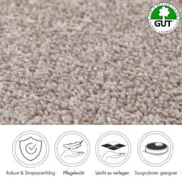 Andiamo Teppichboden Ines | Grau