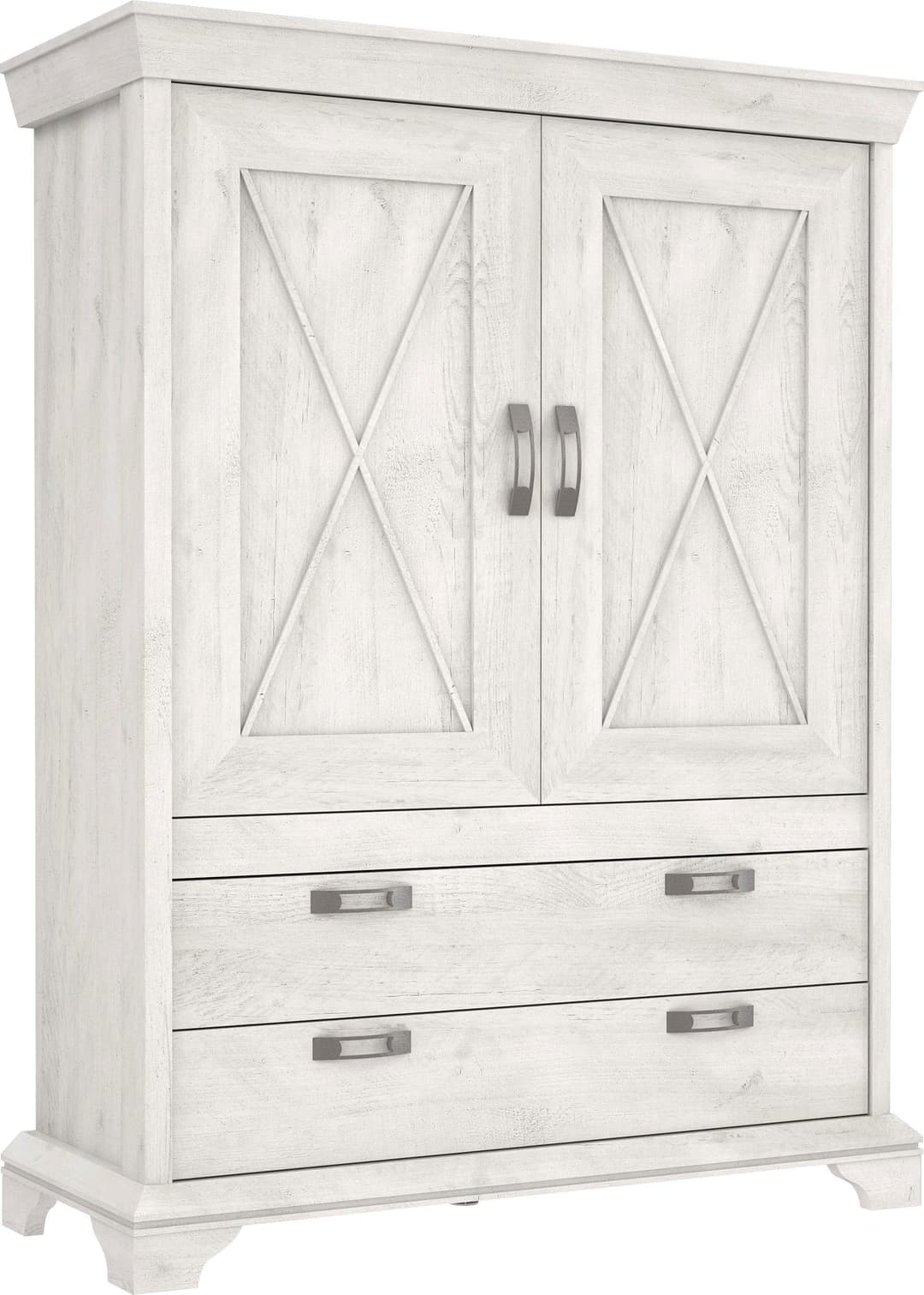 FORTE Highboard Kashmir | Weiß