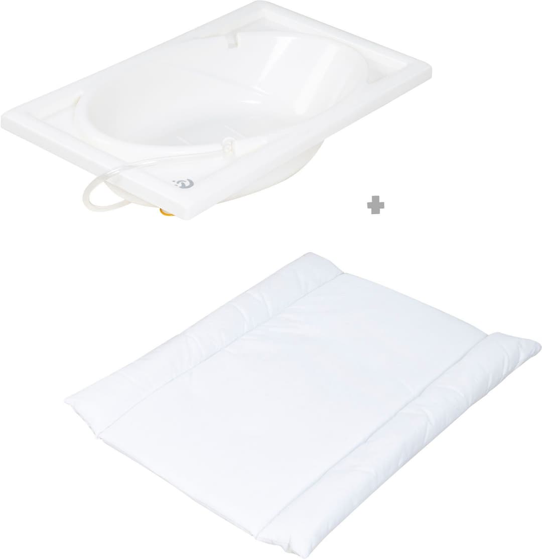 roba® Bade- und Wickelregal Baby Pool | Holztöne
