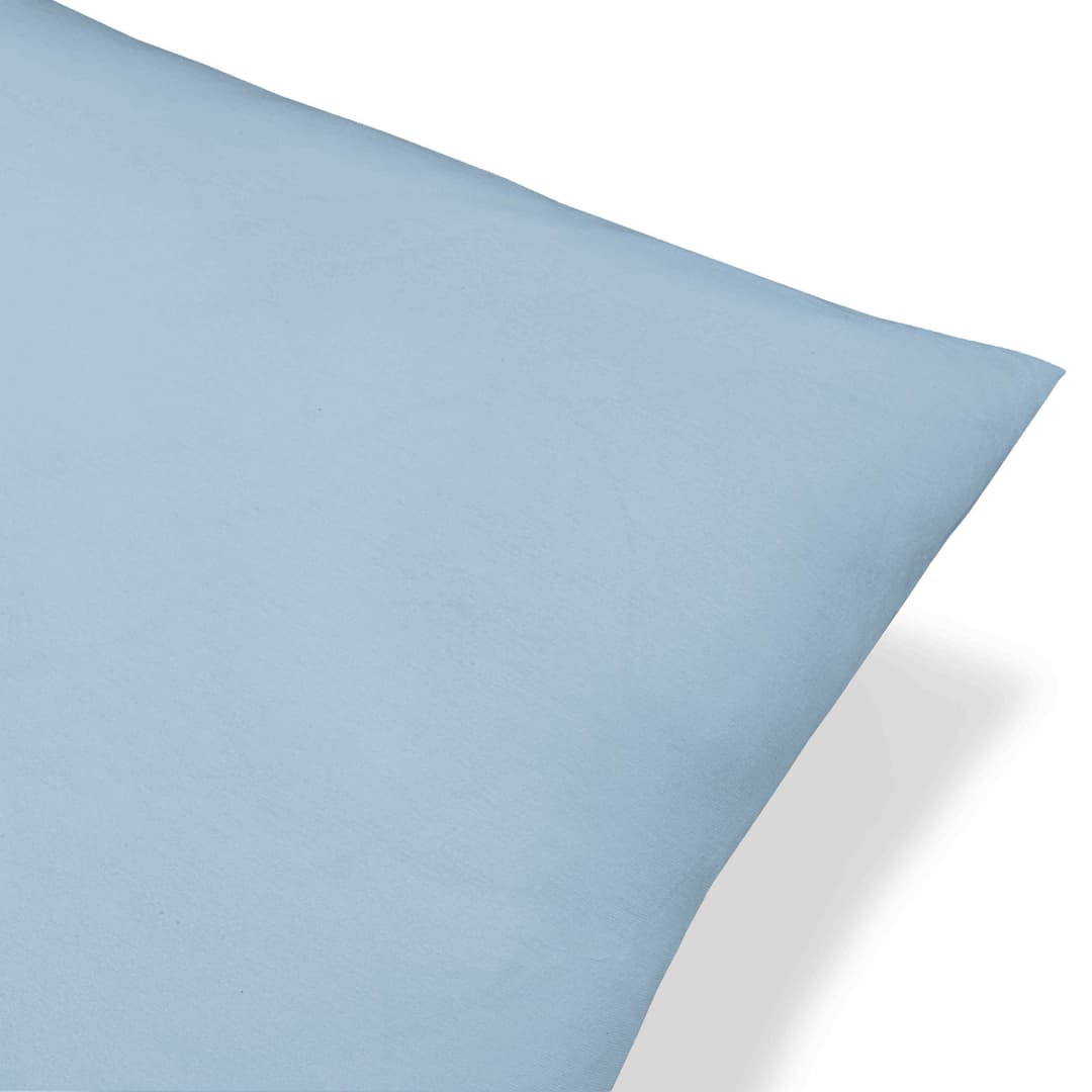Biberna Kissenbezug Michi Feinjersey | Blau