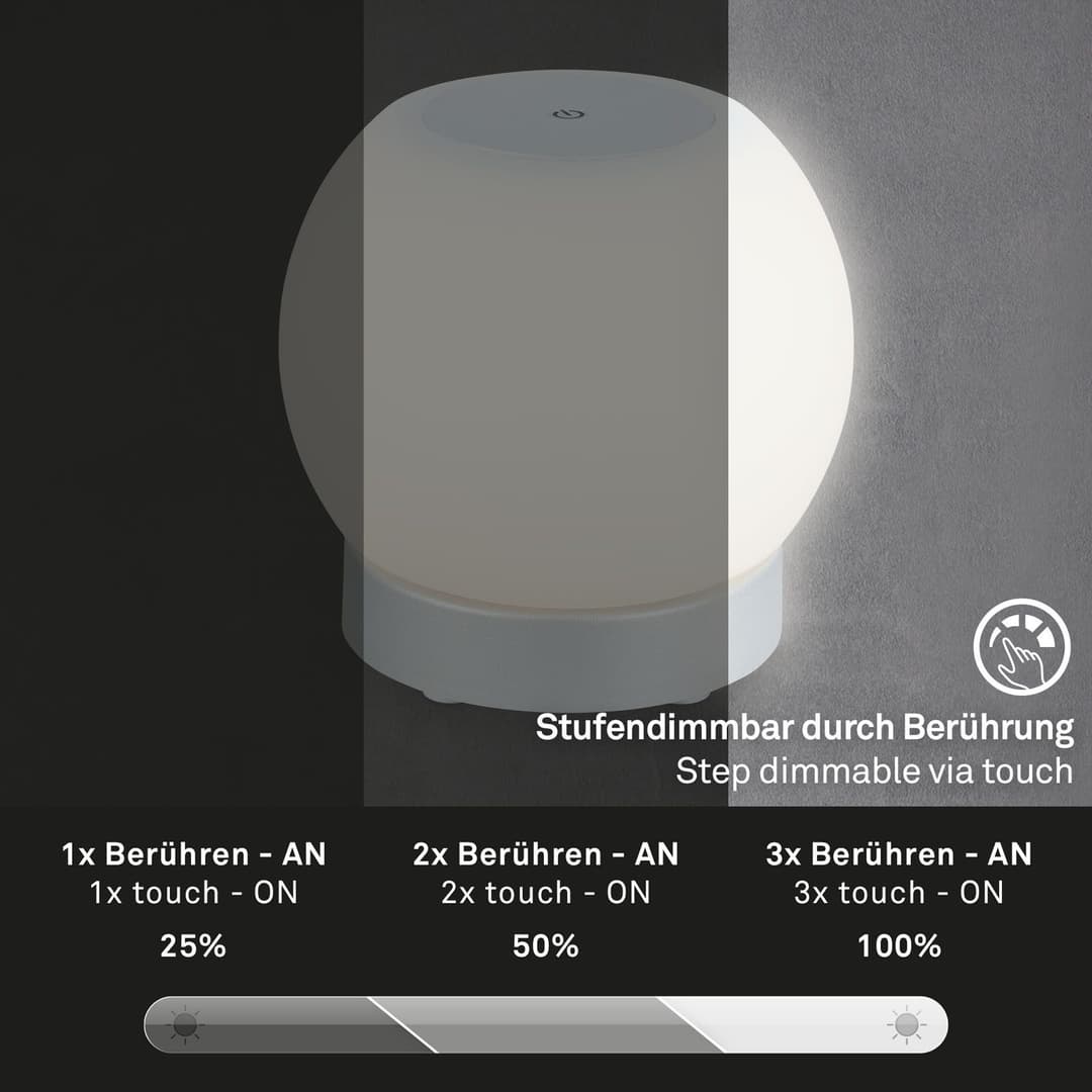 Briloner Leuchten LED Dekolicht POKA | Silber