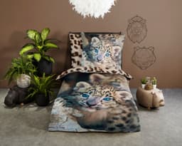 PURE luxury collection Kinderbettwäsche Mascha | Braun