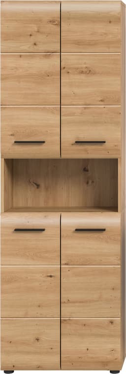welltime Stauraumschrank FLORENZ | Holztöne