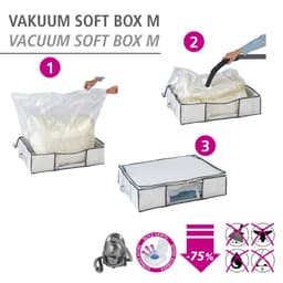 Wenko Unterbettkommode Vakuum Soft Box | Mehrfarbig