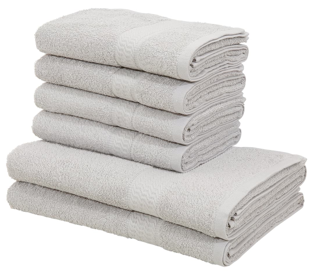 OTTO home Handtuch Set Juna | Grau