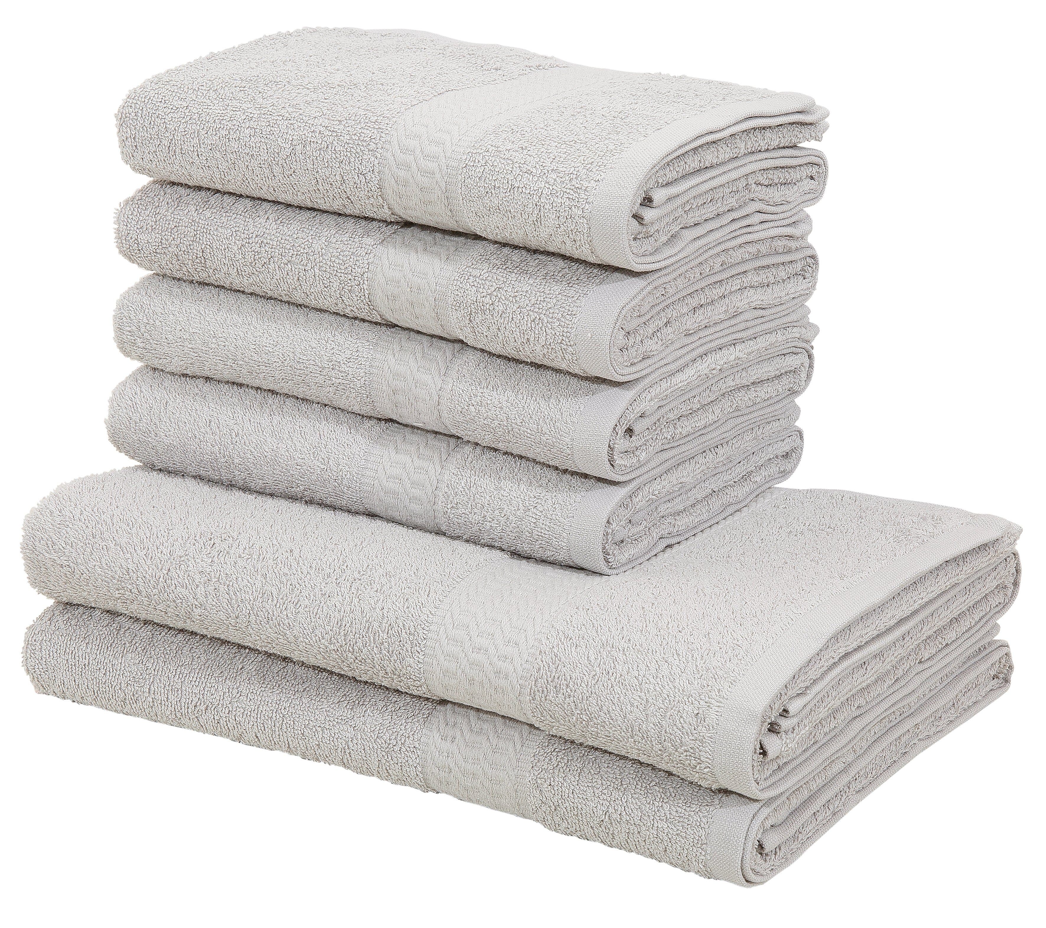 OTTO home Handtuch Set Juna | Grau