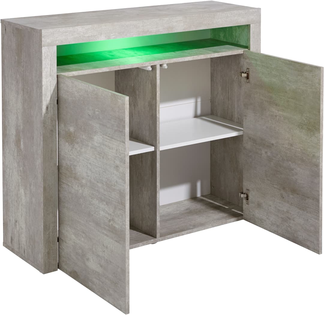 borchardt Möbel Highboard Santa Fe | Grau
