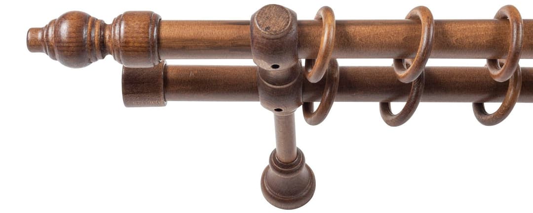 SN DECO GROUP Gardinenstange Filigrano | Braun