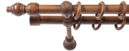 SN DECO GROUP Gardinenstange Filigrano | Braun