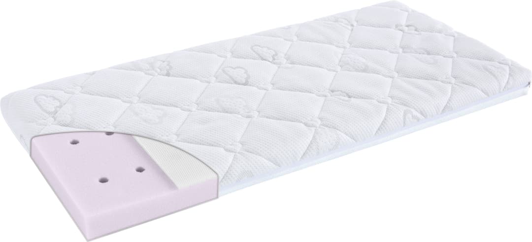 Babymatratze Kleine Matratze Brise Light | Weiß