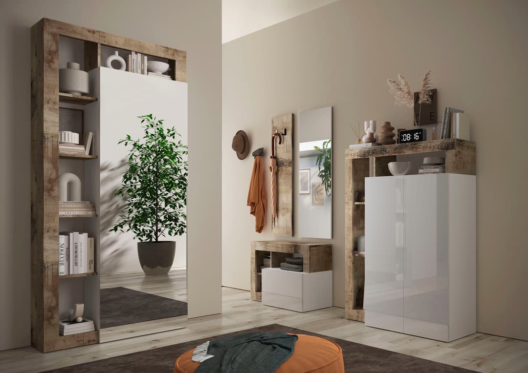 Home affaire Garderobenschrank Hamburg | Weiß
