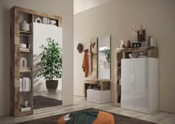 Home affaire Garderobenschrank Hamburg | Weiß
