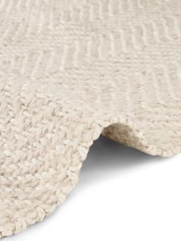 ELLE DECORATION Wollteppich Majoli | Beige