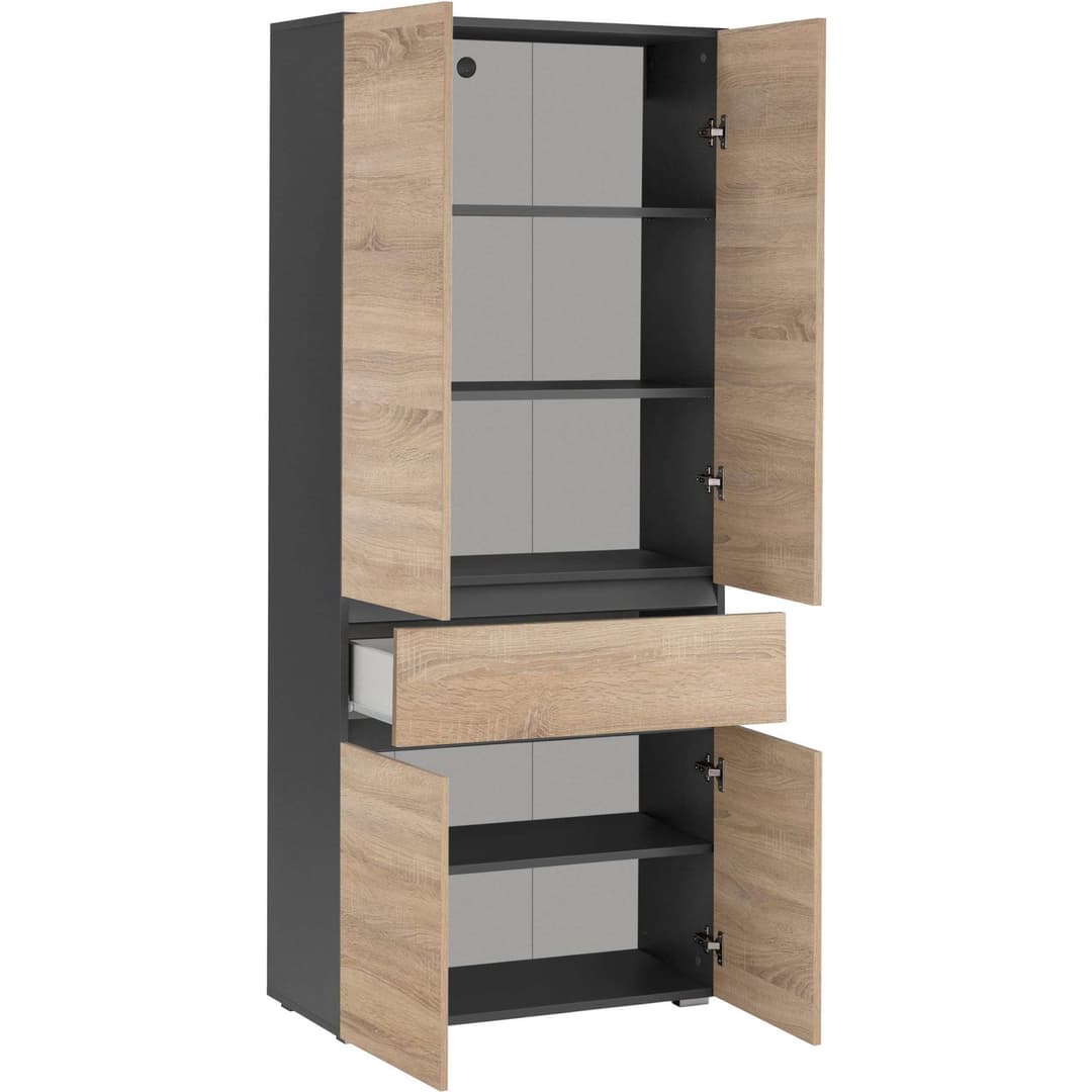 Home affaire Hochschrank Wisla | Holztöne