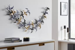 HOFMANN LIVING AND MORE Wanddekoobjekt Vogelschwarm | Mehrfarbig
