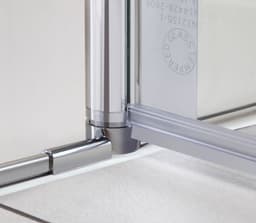 welltime Eckdusche Florenz 4.2 | Silber