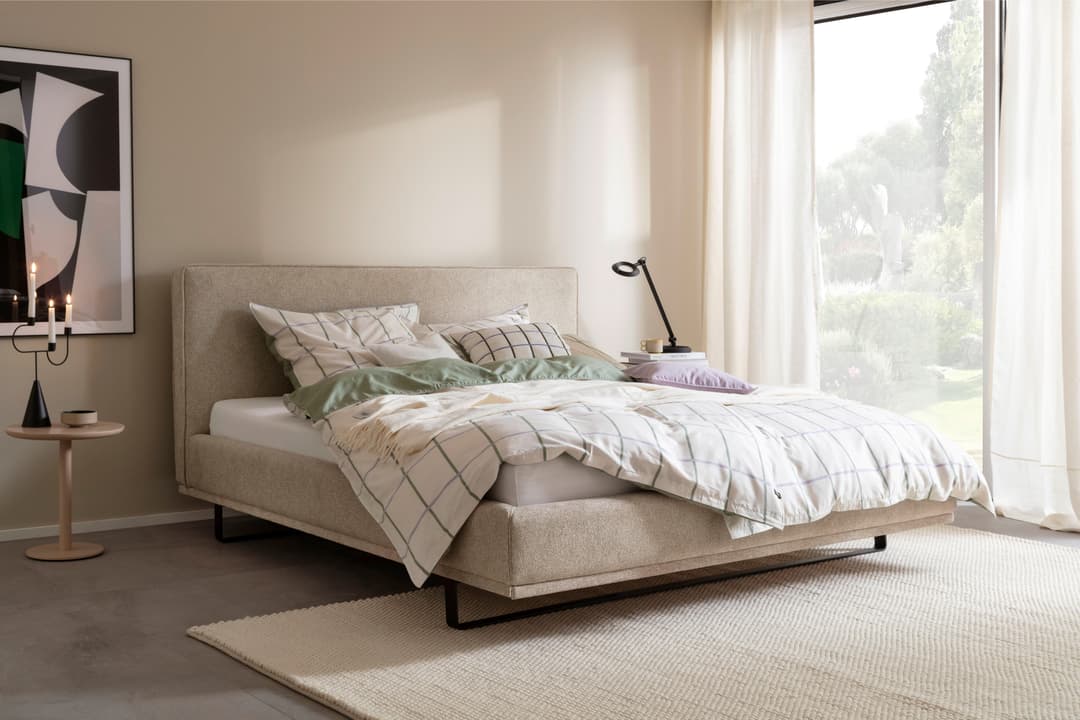 SCHÖNER WOHNEN-Kollektion Polsterbett COMO | Beige