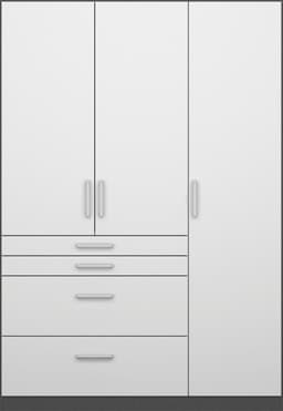 rauch HOMBURG Eckschrank-Kombination | Weiß