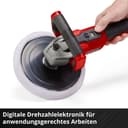 Einhell Akku-Poliermaschine CE-CP 18/180 Li E-Solo | Rot 4