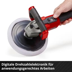 Einhell Akku-Poliermaschine CE-CP 18/180 Li E-Solo | Rot