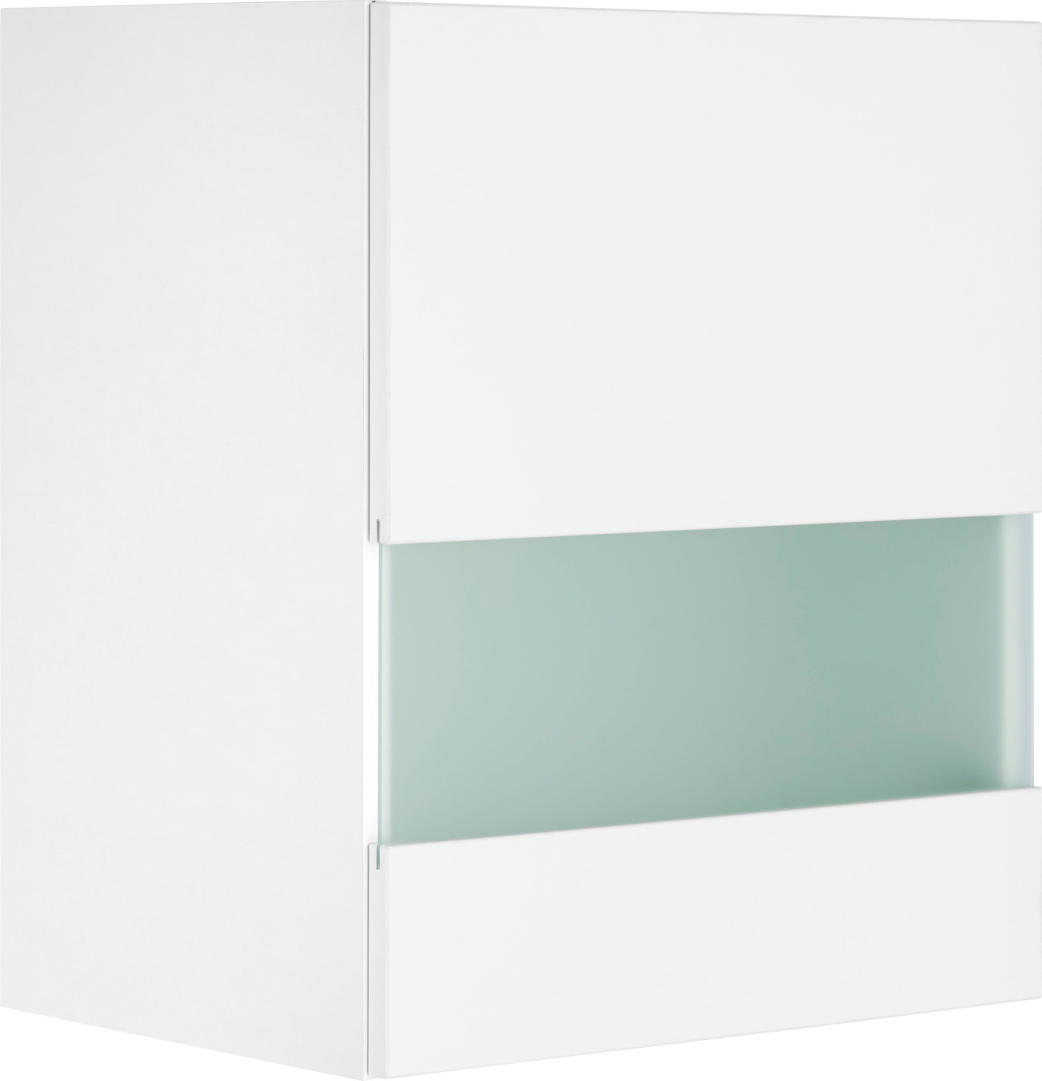OPTIFIT Glashängeschrank Roth | Weiß