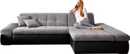 DOMO collection Ecksofa Moric | Grau