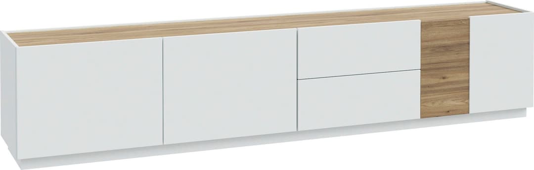 FORTE Lowboard LewisvilleTV-Board, TV-Schrank | Holztöne