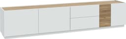 FORTE Lowboard LewisvilleTV-Board, TV-Schrank | Holztöne