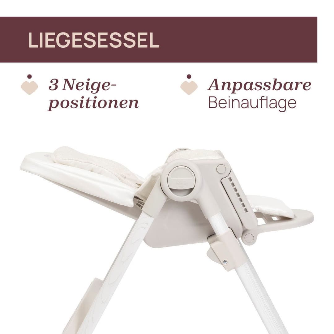 Chicco Hochstuhl Polly Armonia Motherpearl | Beige