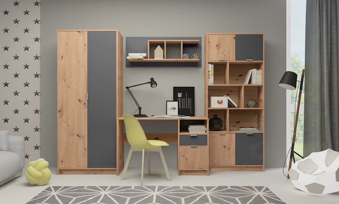 Begabino Jugendzimmer-Set Karla | Holztöne