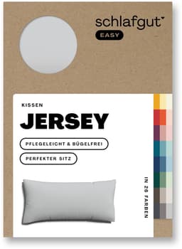 Schlafgut Kissenbezug EASY JERSEY | Grau