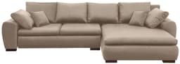 Home affaire Ecksofa Cara Mia L-Form | Braun
