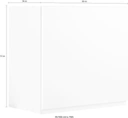 KOCHSTATION Hängeschrank KS-Virginia | Weiß