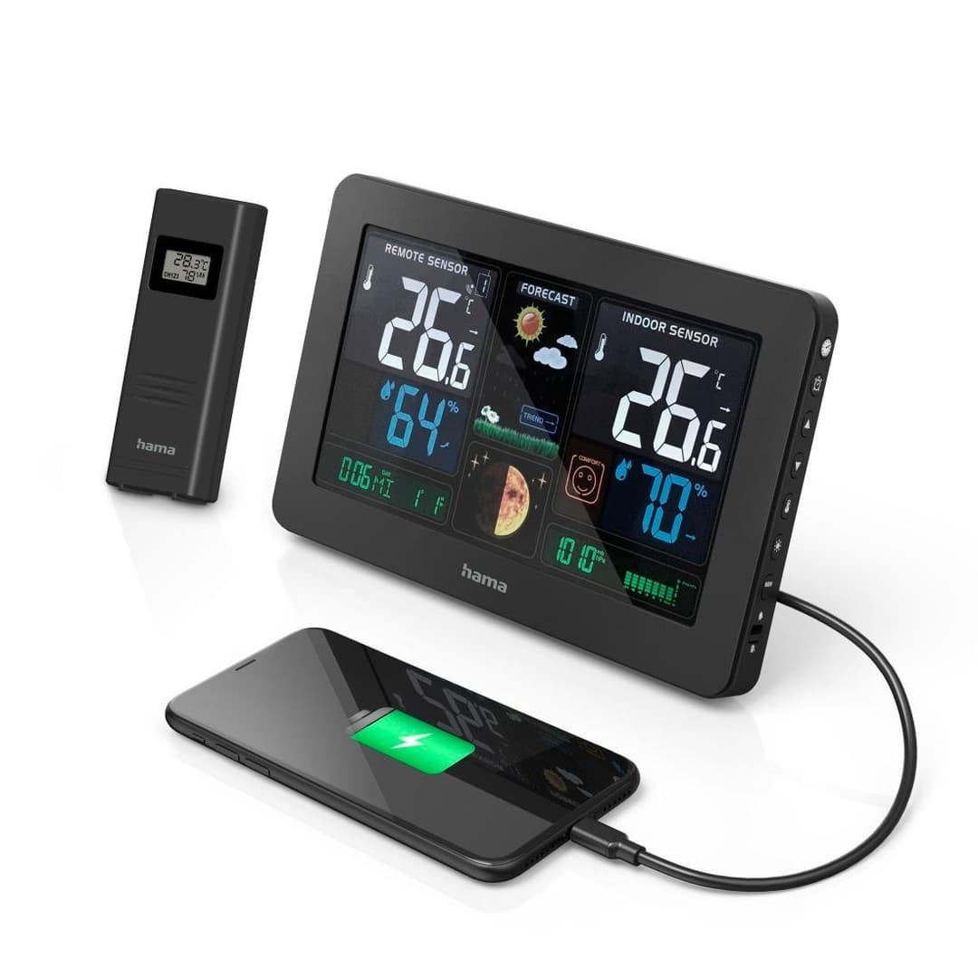 Hama Wetterstation Premium | Schwarz