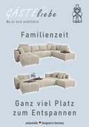 Jockenhöfer Gruppe Wohnlandschaft Orlando U-Form | Schwarz