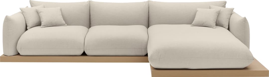 OTTO home Ecksofa Kalix L-Form | Beige
