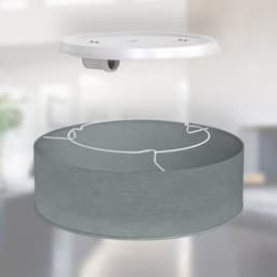 B.K.Licht LED Deckenleuchte | Grau