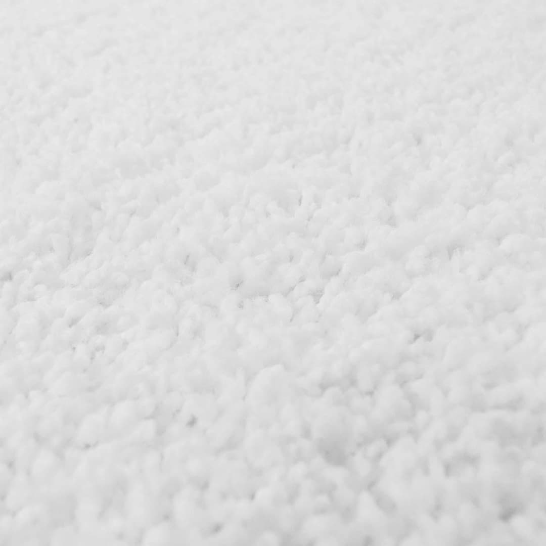 Carpet City Hochflor-Teppich Shaggi uni | Weiß
